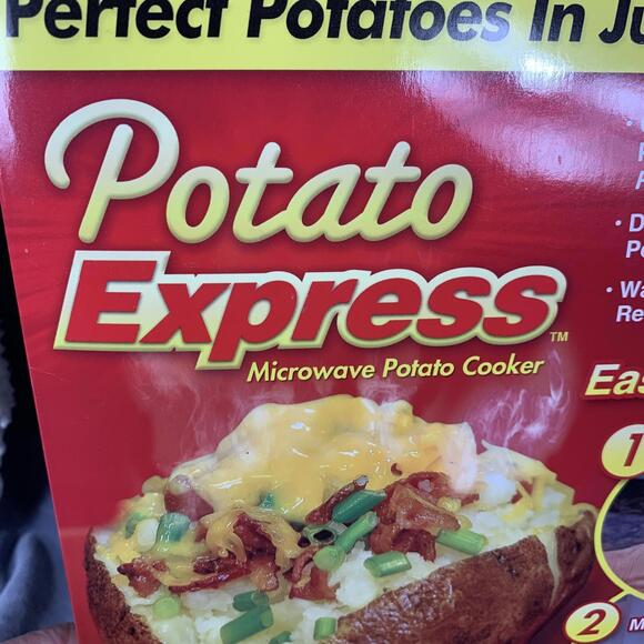 Potato Express Microwave Potato Cooker - Fast & Easy Cooking - Picture 3 of 8